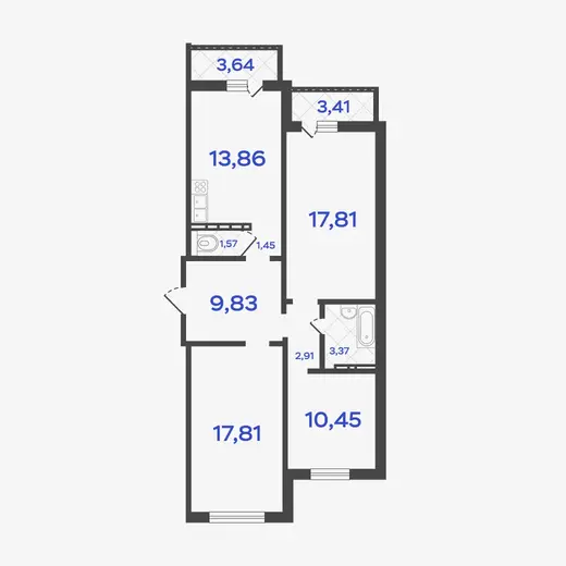 3-комнатные квартиры-22