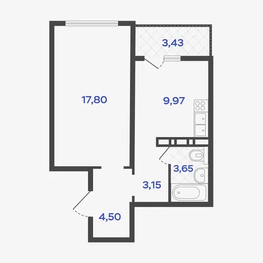 1-комнатные квартиры-44