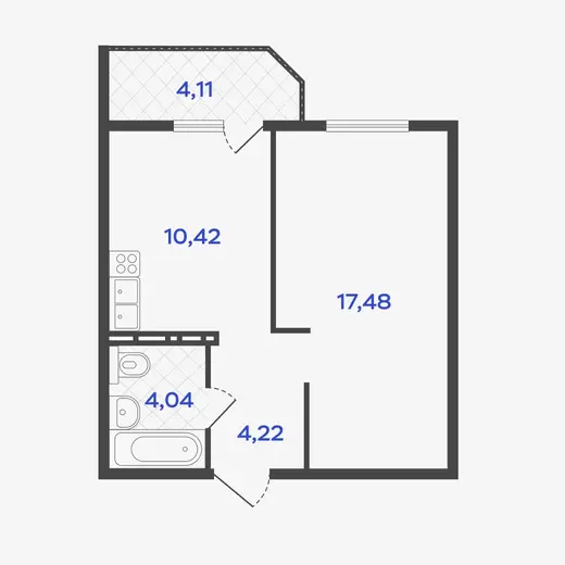1-комнатные квартиры-33